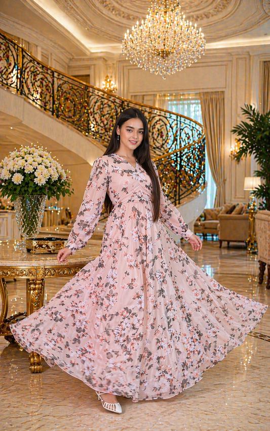Elegant Floral Dresses - Silk and Saffron | Timeless Fashion Collection Elegant Floral Dresses - Silk and Saffron | Timeless Fashion Collection